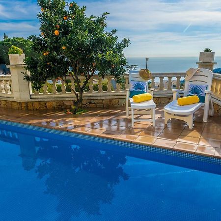 Villa Vista Lux, Piscina Privada Y Zona Exterior Con Vista Mar 滨海托萨 外观 照片
