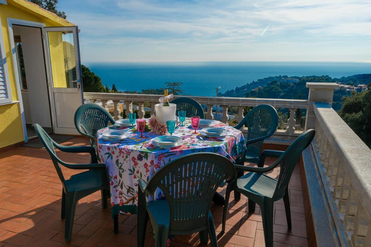 Villa Vista Lux, Piscina Privada Y Zona Exterior Con Vista Mar 滨海托萨 外观 照片