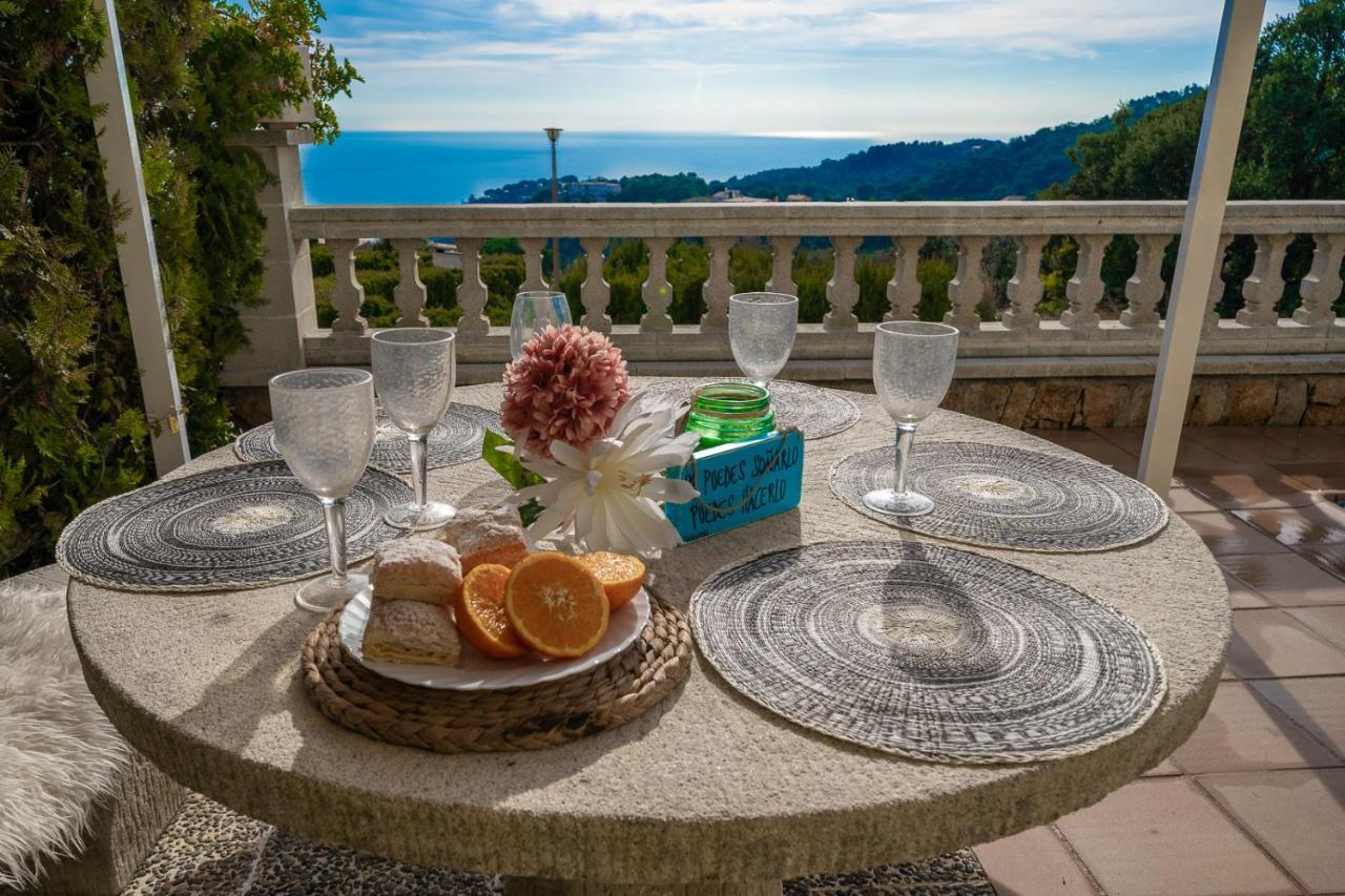 Villa Vista Lux, Piscina Privada Y Zona Exterior Con Vista Mar 滨海托萨 外观 照片