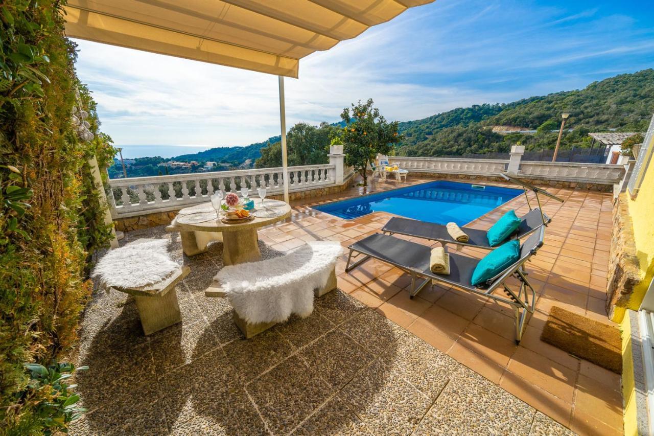 Villa Vista Lux, Piscina Privada Y Zona Exterior Con Vista Mar 滨海托萨 外观 照片
