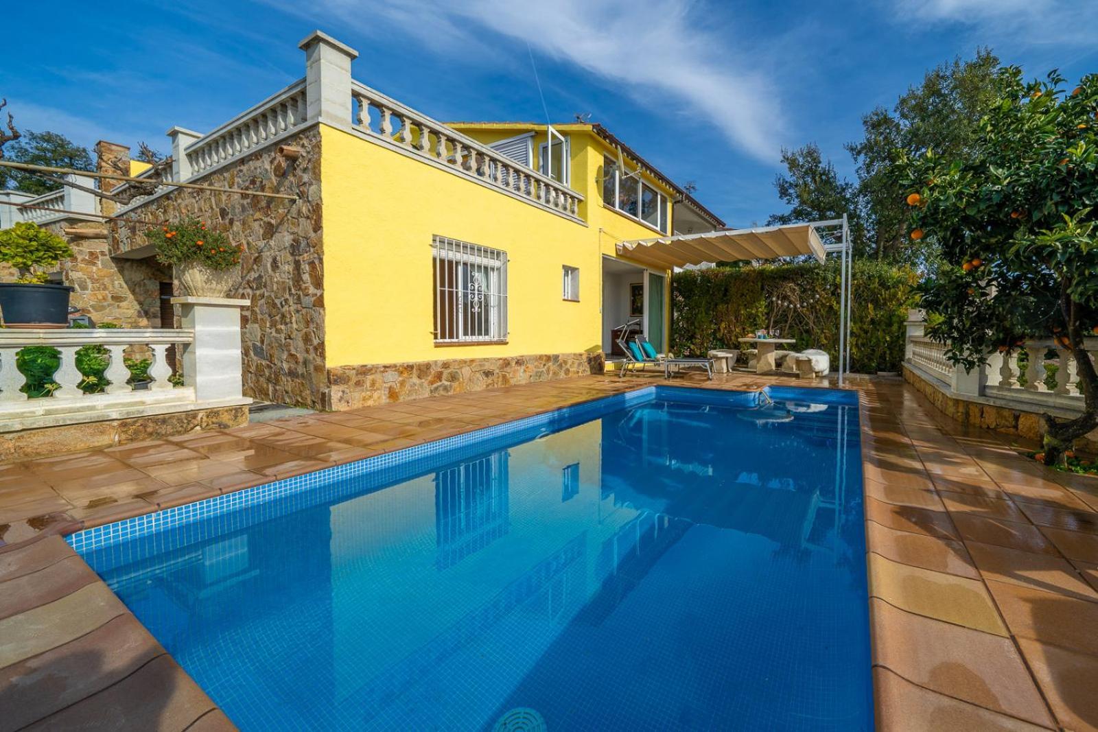 Villa Vista Lux, Piscina Privada Y Zona Exterior Con Vista Mar 滨海托萨 外观 照片